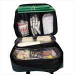 Home First Aid Kit with Contents Convenient 5 Pouch Bag